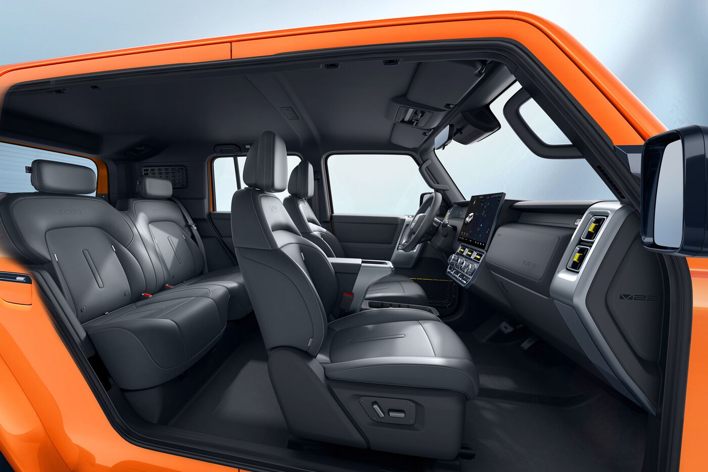 Spacious 4-Seater Interior