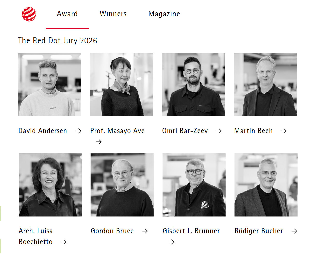 The Red Dot Jury 2026